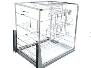 Giá dao thớt inox mạ crom BossEU BS400D